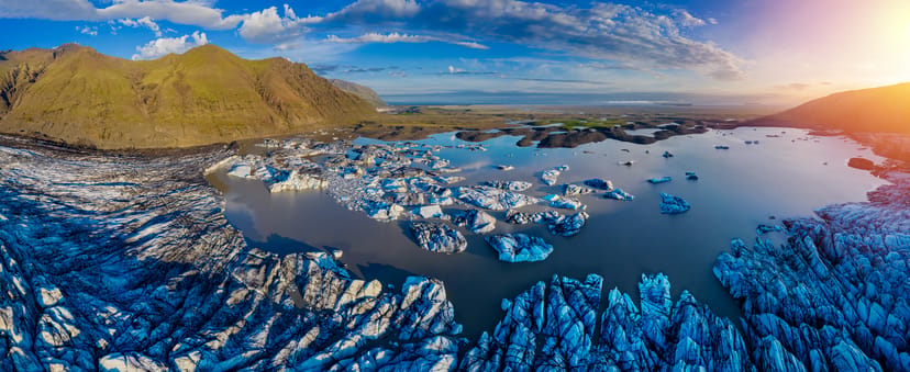 view of Skaftafellsjökull Glacier