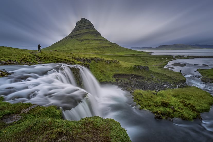 Kirkjufellsfoss Waterfall in Iceland