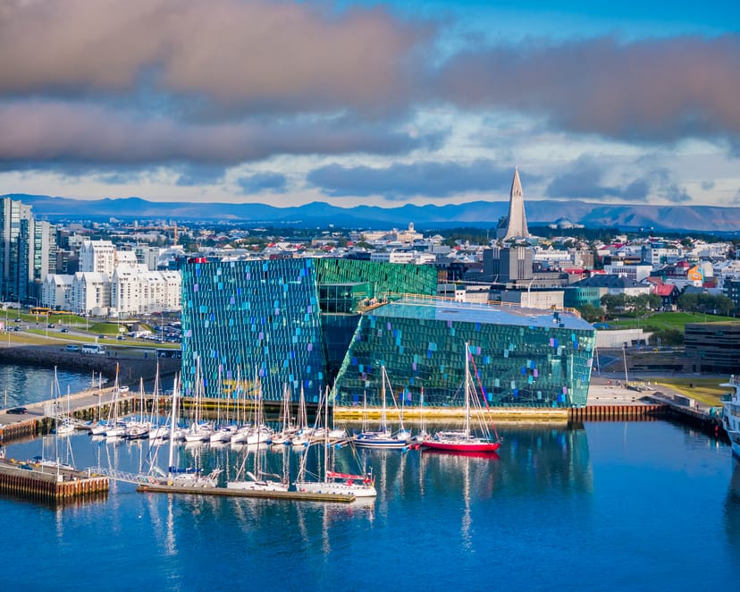 Harpan in reykjavik opera house