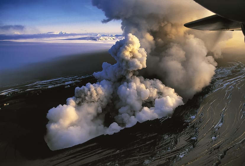 A phreatic eruption in Iceland
