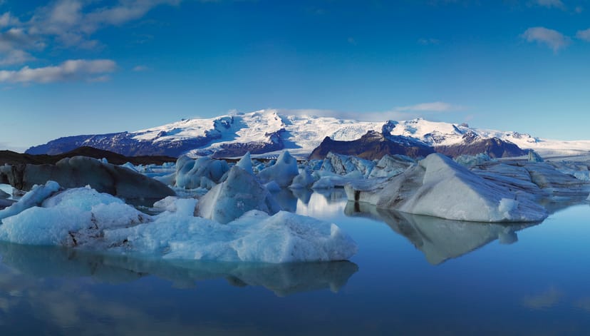 Fjallsjökull and Fjallsárlón lagoon