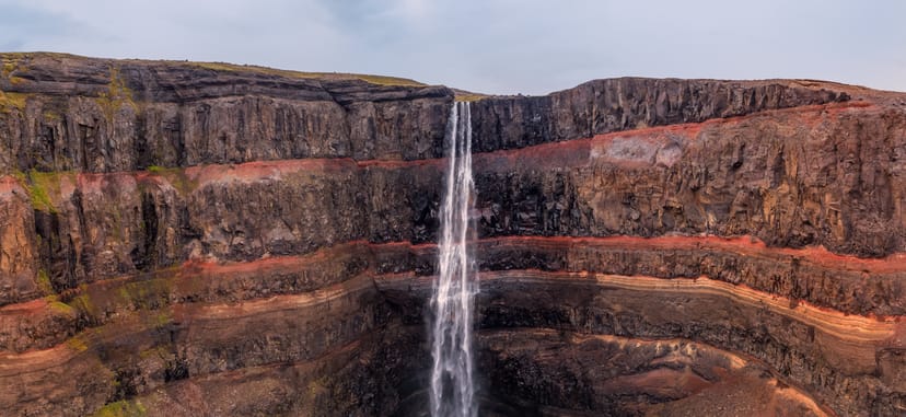 Hengifoss Watefall