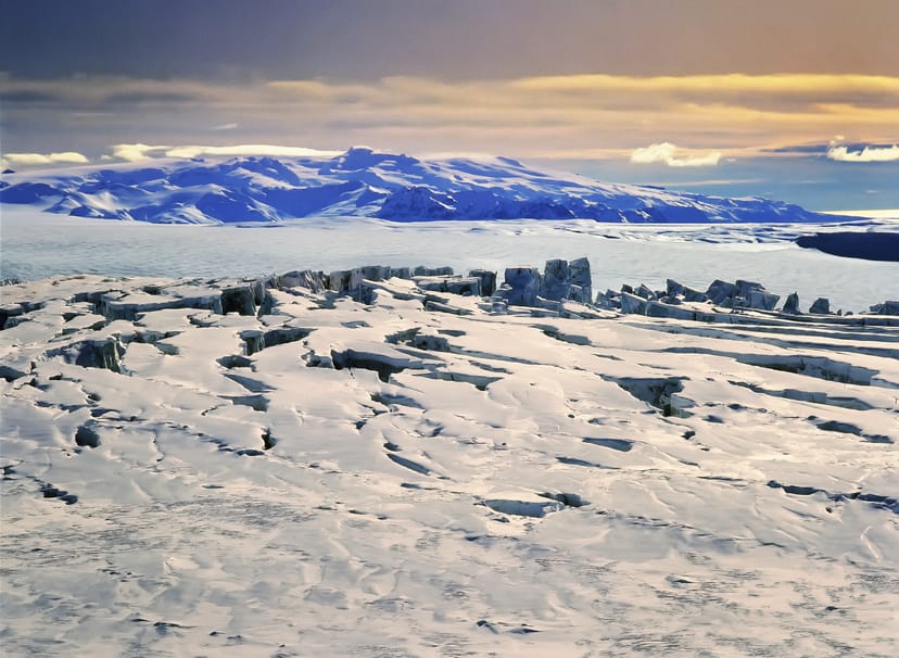 skaftarjokull glacier in celand