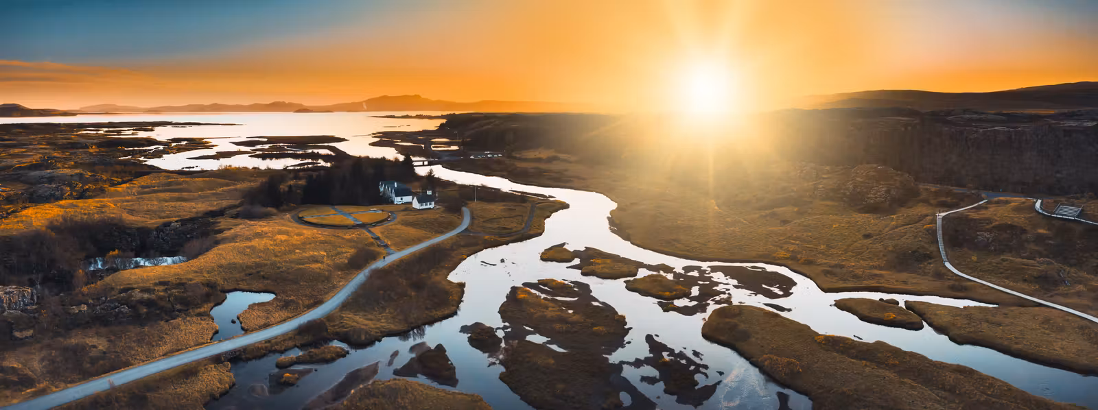 View of thingvellir national park